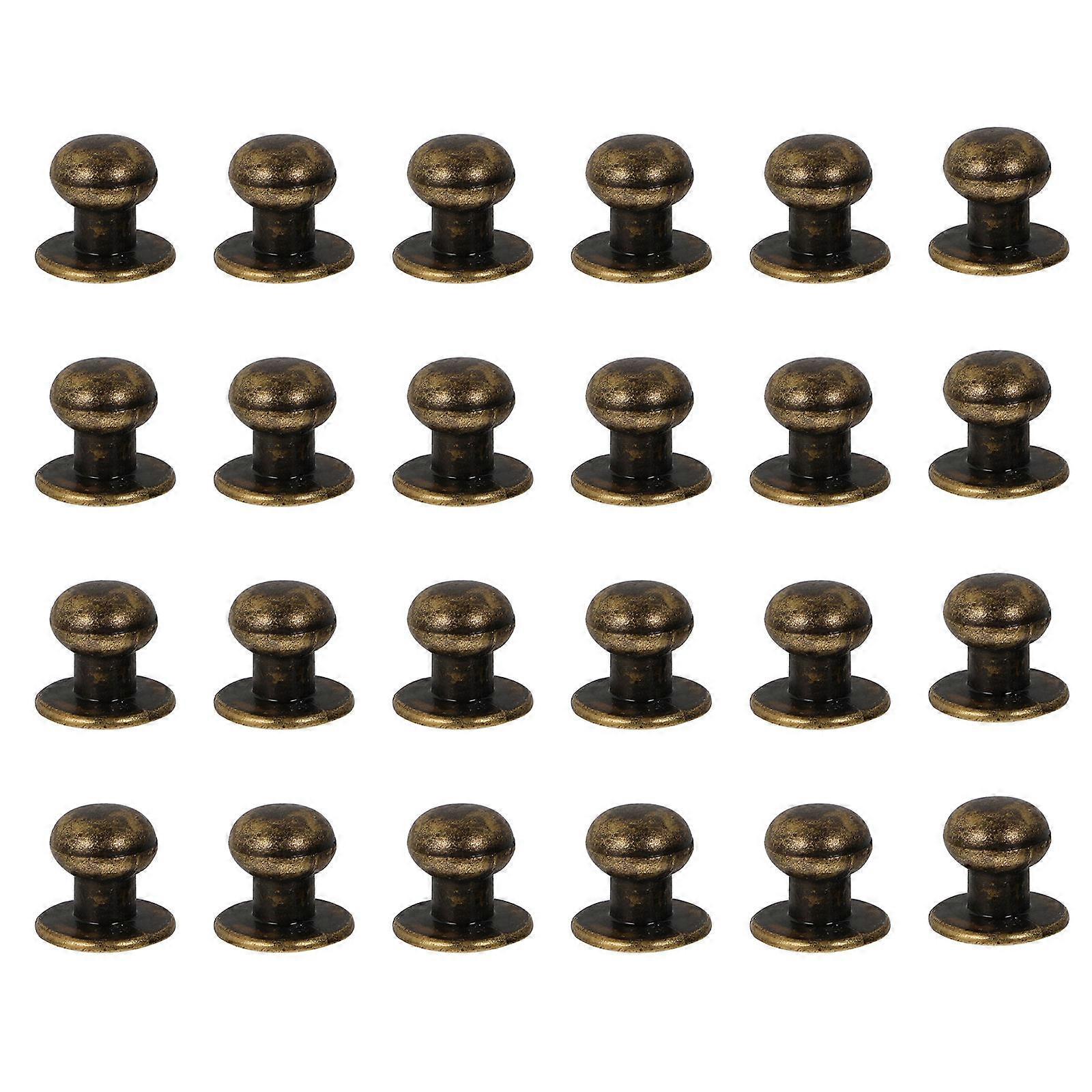 Retro Drawer Knobs Pacifier Shape Drawer Knobs Antique Style Home Decor Zinc Alloy 24Pack