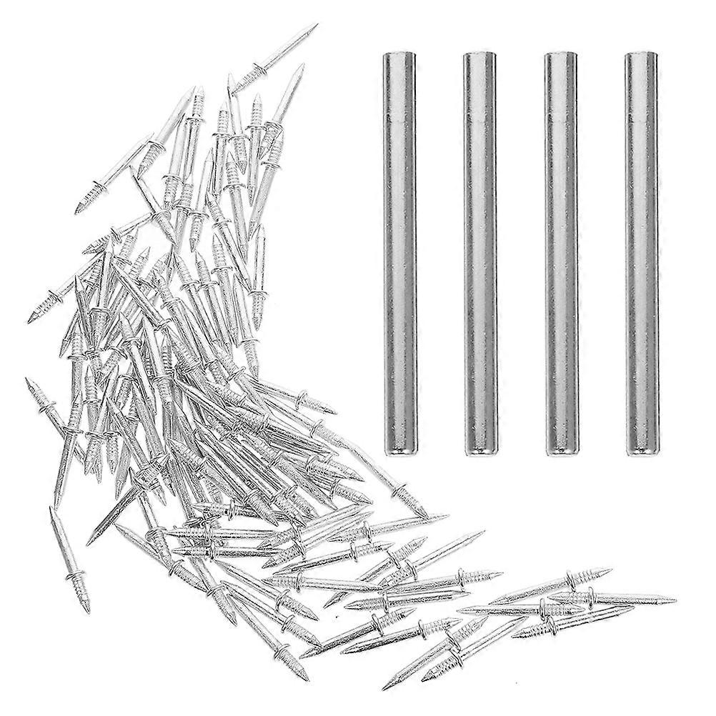 Invisible Double Head Skirting Nail for Fastening 200Pcs Seamless No Mark Nails