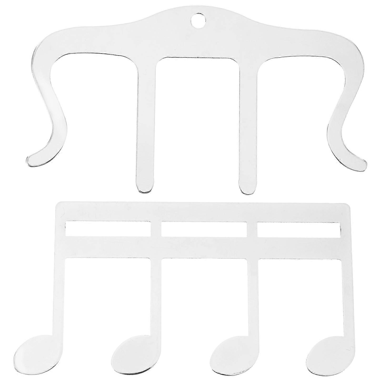2pcs Durable Music Book Clips for Piano Instruments – Compact Page Holders for Music Scores and Manuals