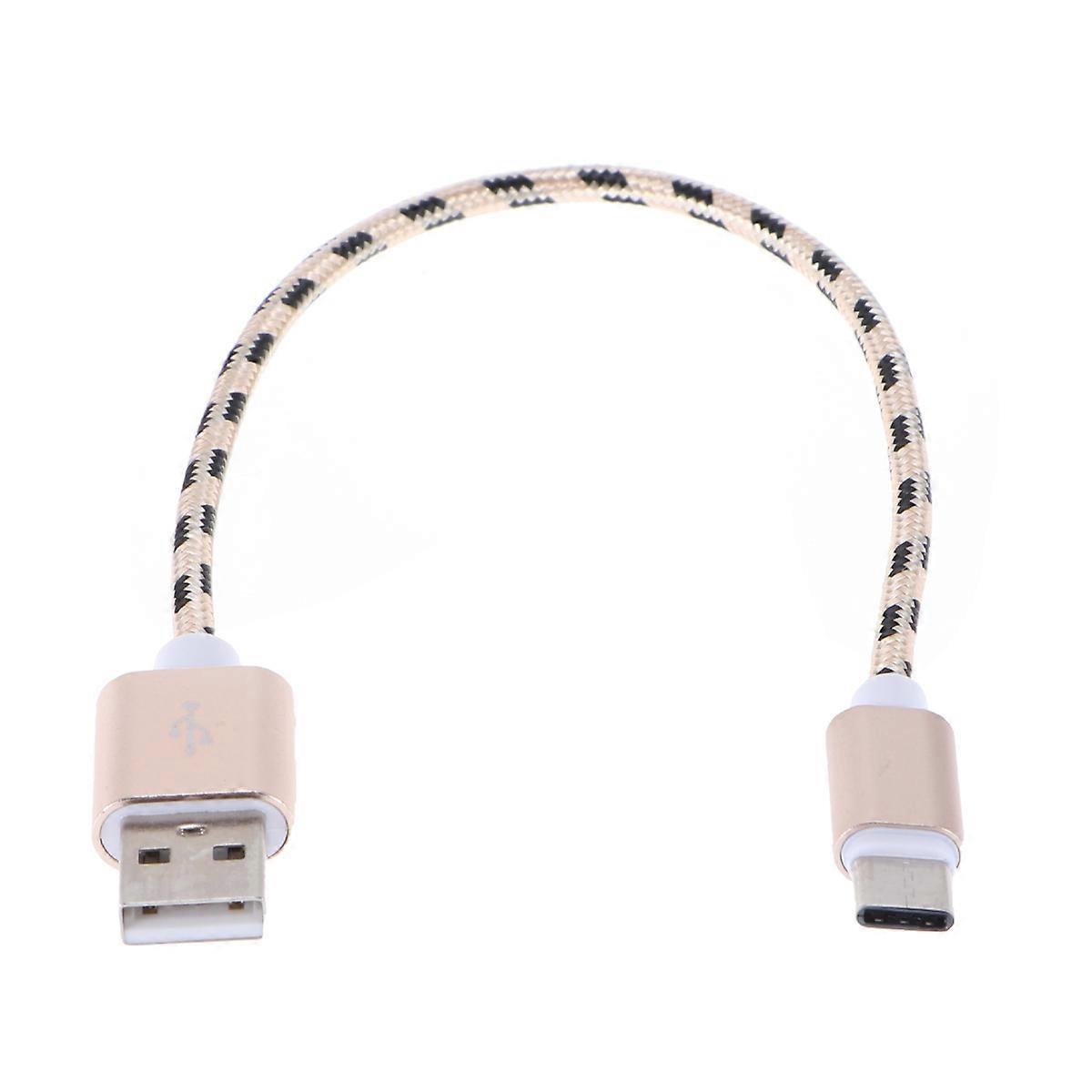 Mobile Phone Data Cable Usb C Fast Charging For Travel And Car 0.25m 1Pack