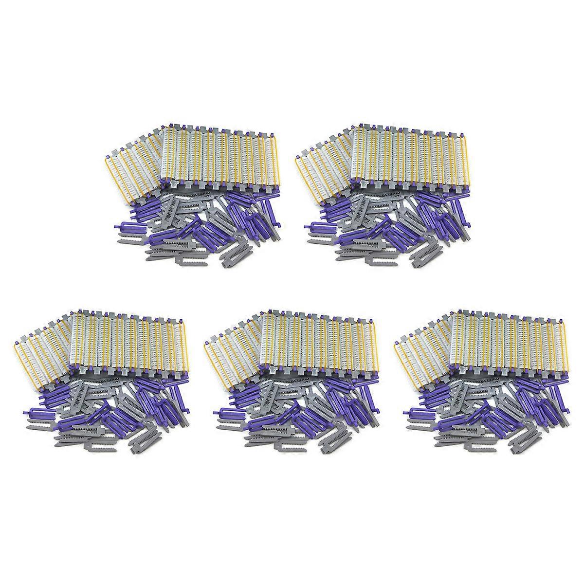 24Pcs/Set Salon Nylon Hook & Loop Hair Rollers Set Hair Root Perm Rods Bars Curlers with Clips & Rub