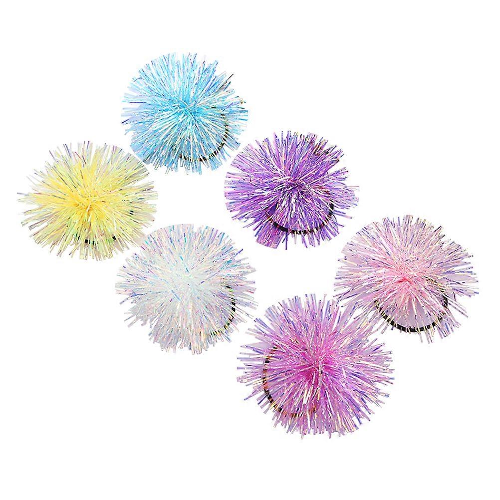 It looks like you're referring to a product listing for a **"6pcs Sphere Holder Stand Christmas Present Scrunchie Holder Ponytail Holder for Kids,