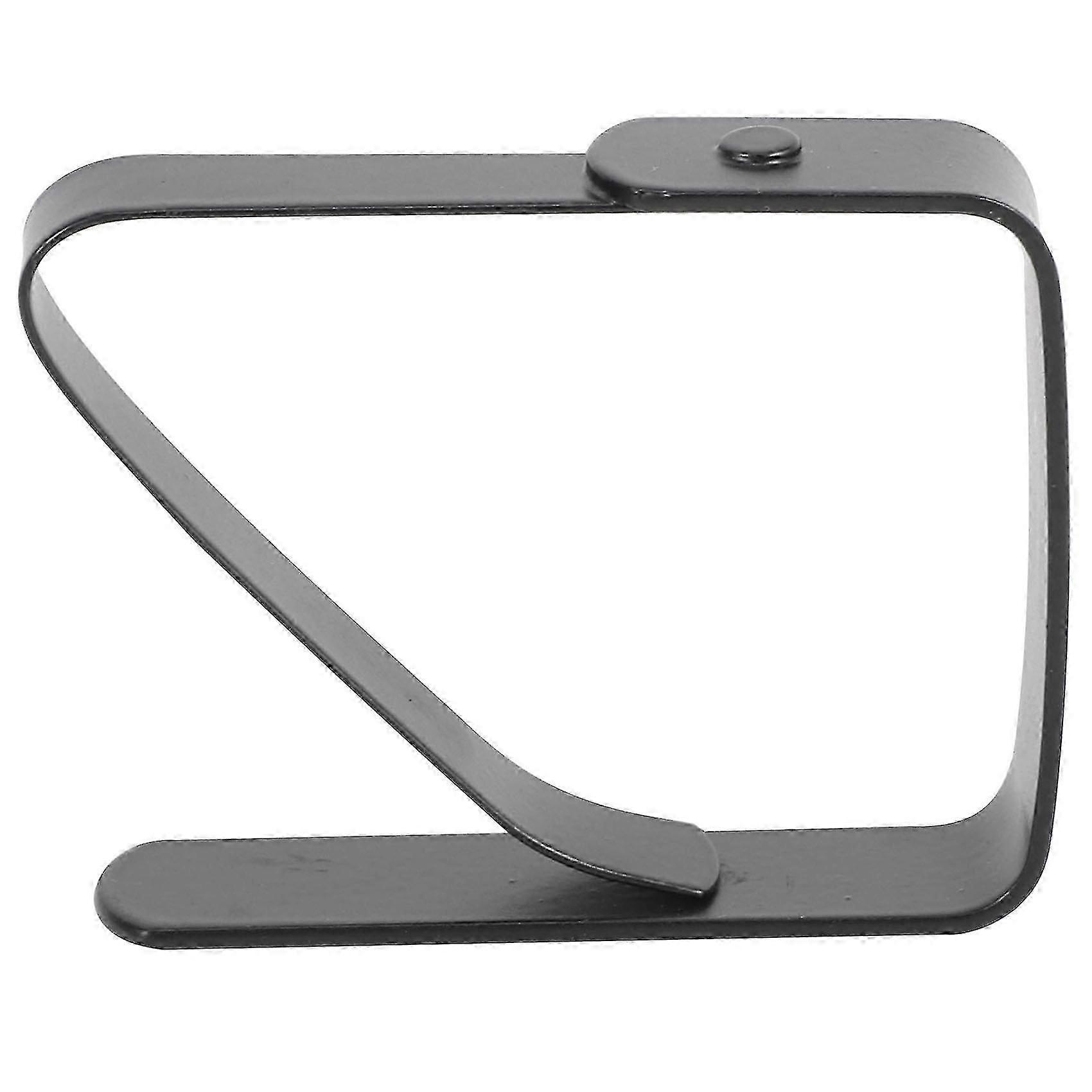 8 حزمة الفولاذ المقاوم للصدأ مفرش المائدة مقاطع أسود نزهة مفرش المائدة مقاطع قابل للتعديل المضادة للانزلاق ثابت Cl