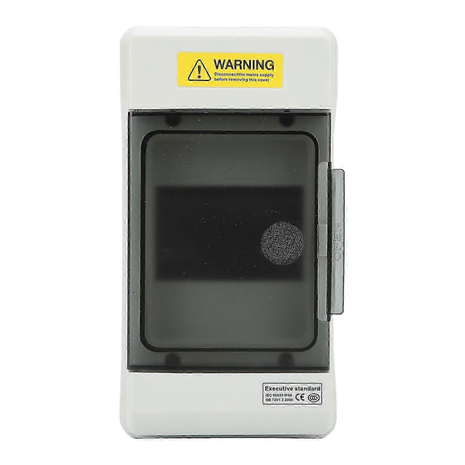 Outdoor PV Distribution Box IP66 Waterproof Dustproof Power Circuit Breaker Box 4 Way Circuit with Single Copper Bar