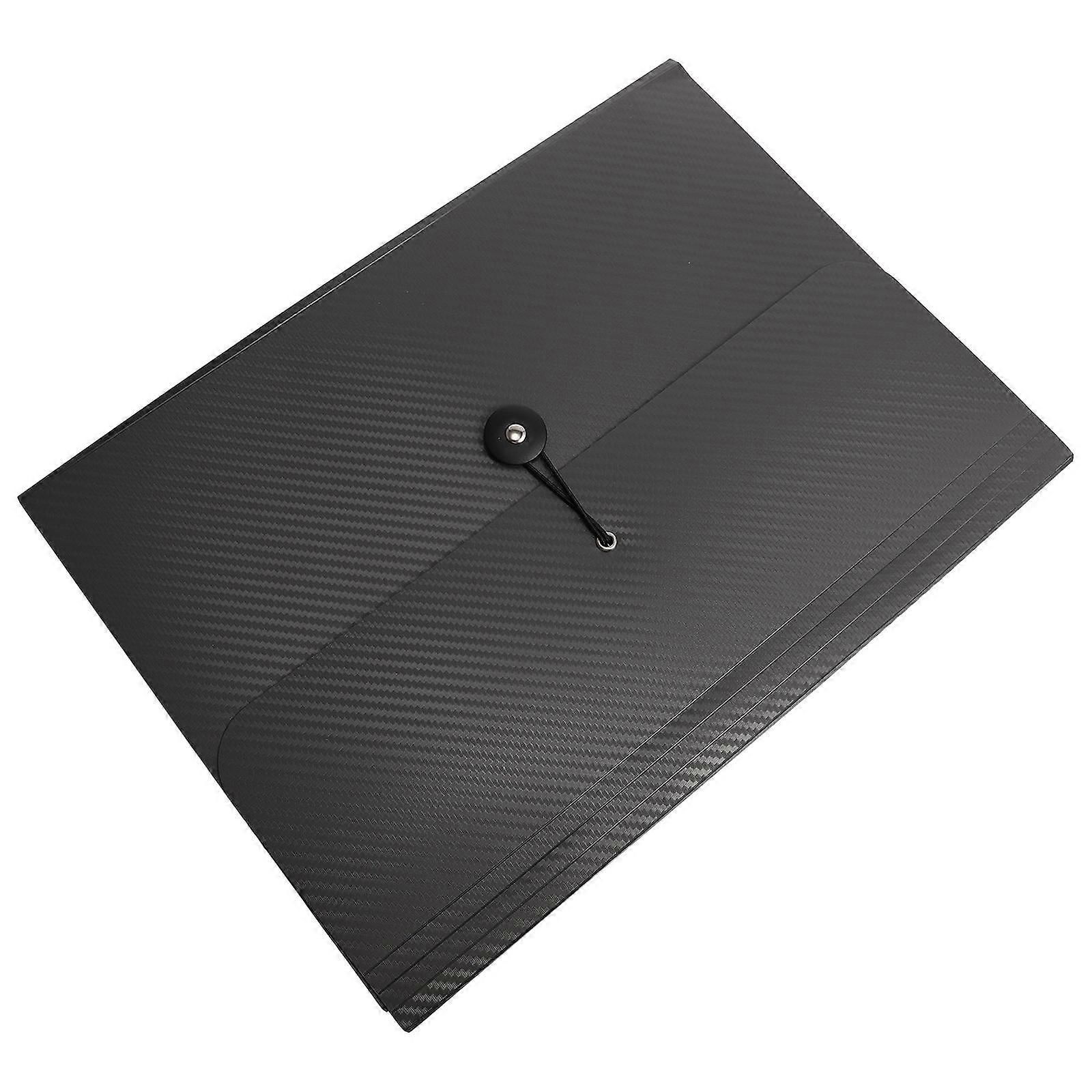 Office File Organizer Accordion Folder Document Sorter Grey 33X24.5X4CM School Study 1Pack