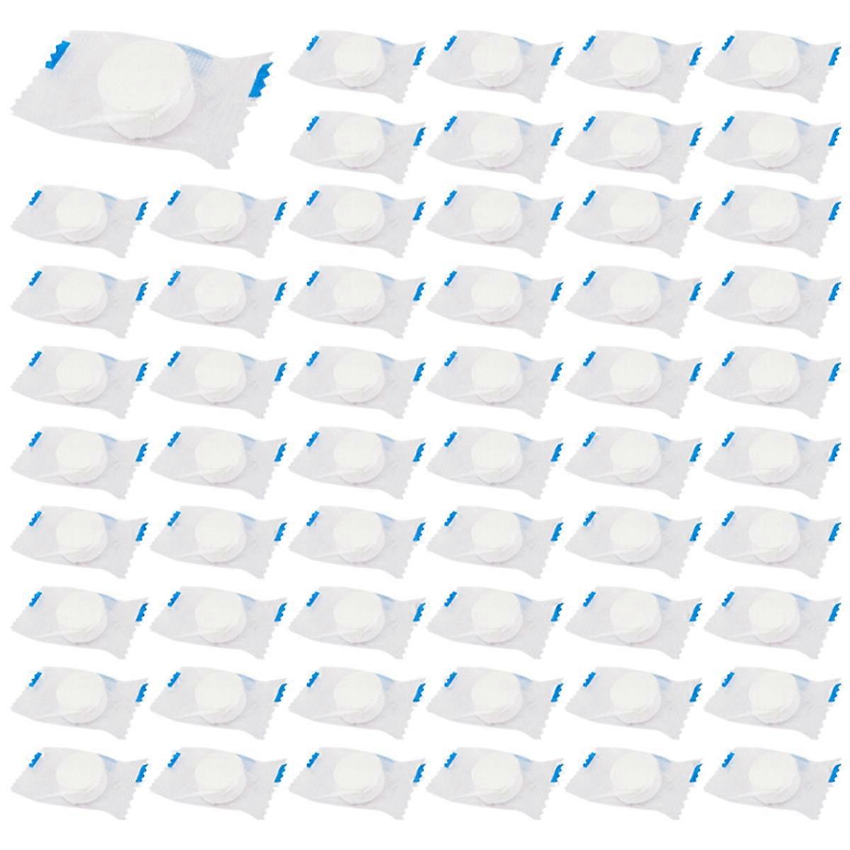 100Pcs Disposable Compressed Towels Tablet Capsules Washcloth