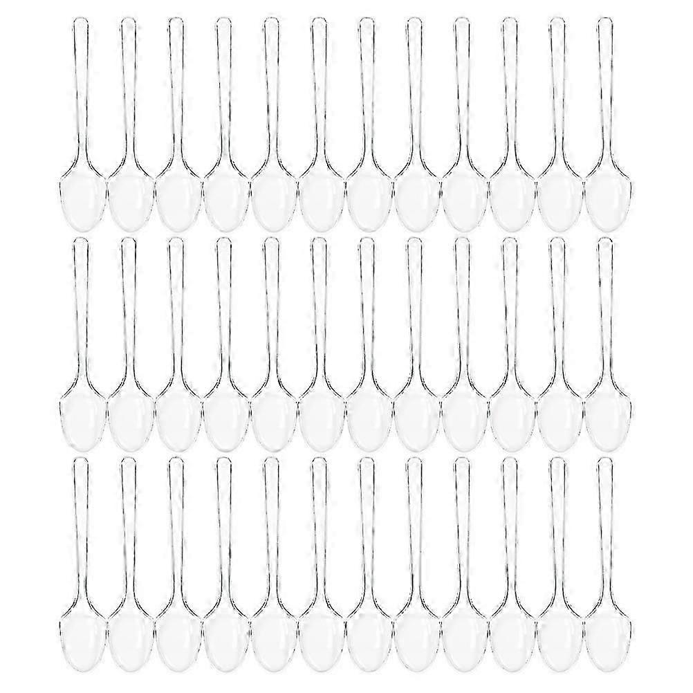 200 Pcs Disposable Spoons for Espresso, Ice Cream, and Tea Usage