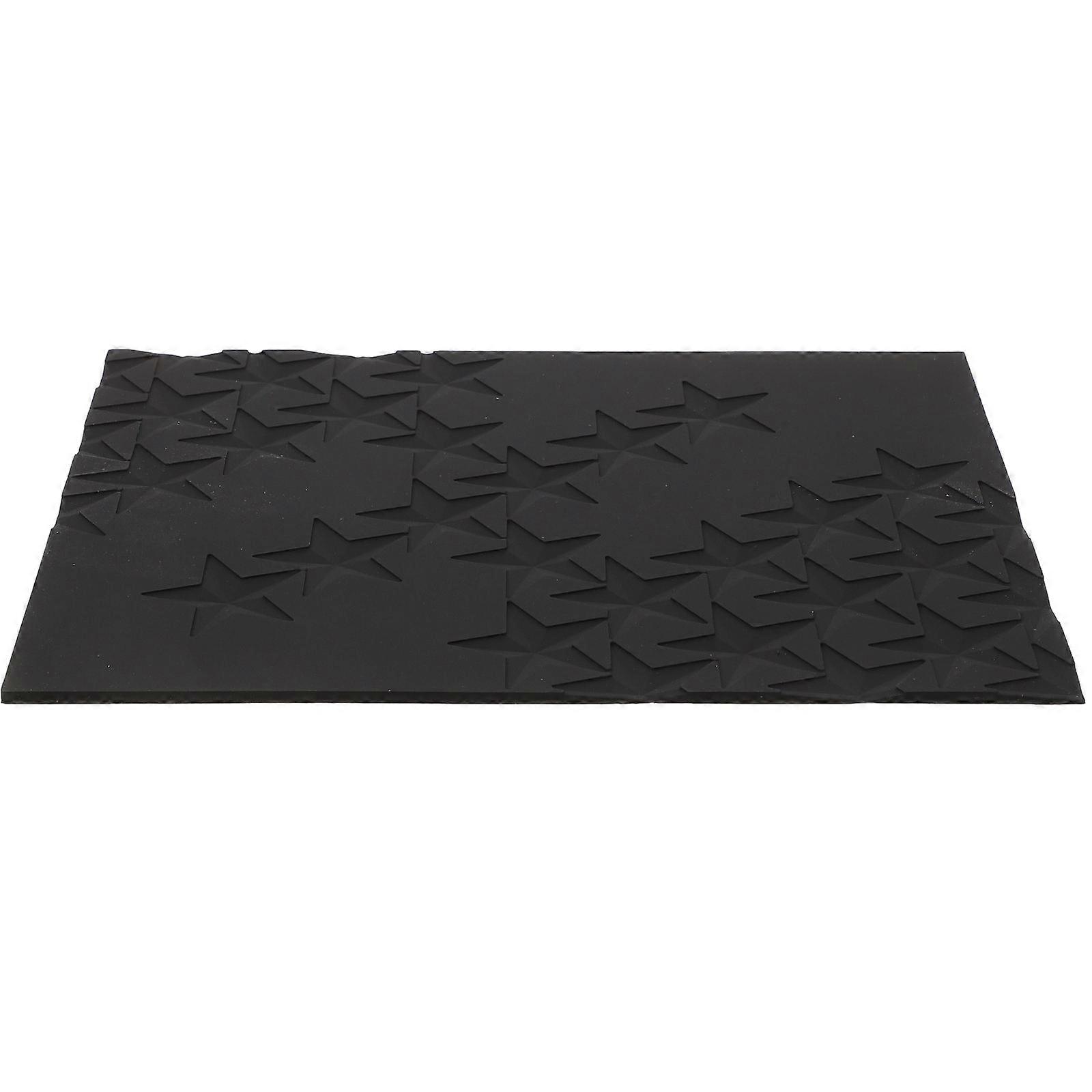 Embossed Cake Mat Textured Mat Heatproof Silicone Home Use 9.82X7.07X0.08in 1Pack