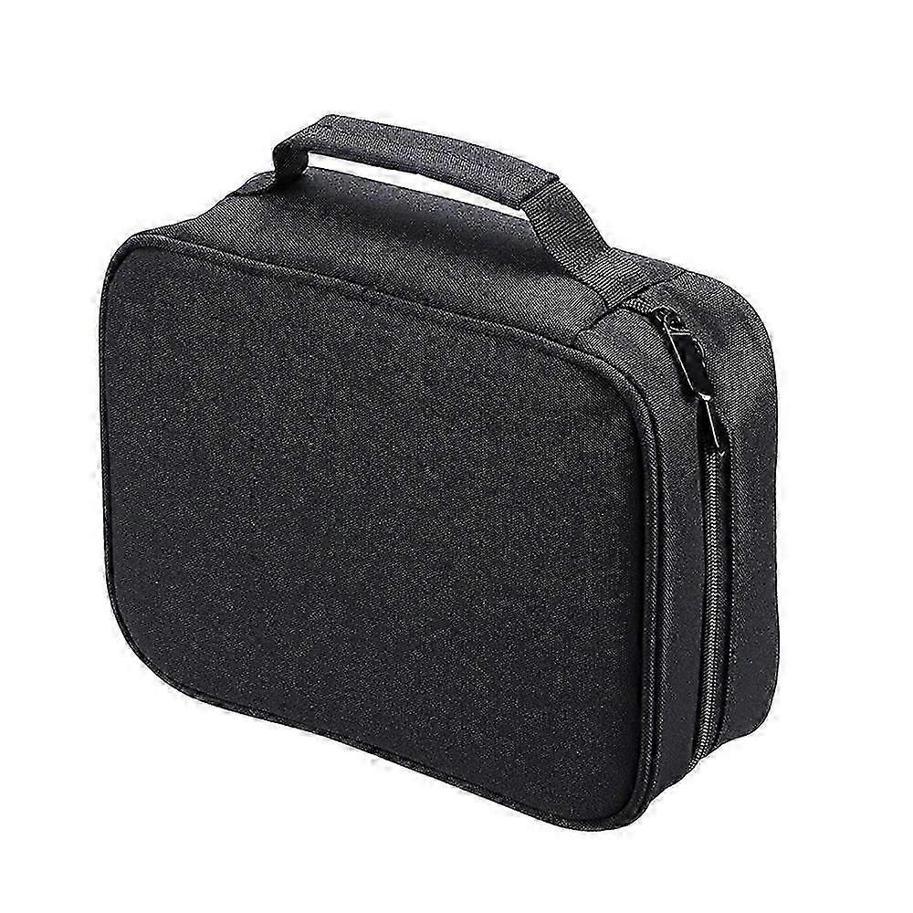 Double-Ended Art Marker Carrying Case Organizer for Lipsticks-40 Slots Canvas Zippered Markers Storage
