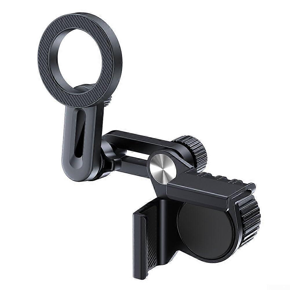 360° Adjustable Magnetic Mount - Alloy + ABS Multi-Position Stand - Tool-Free Installation for Secure Setup