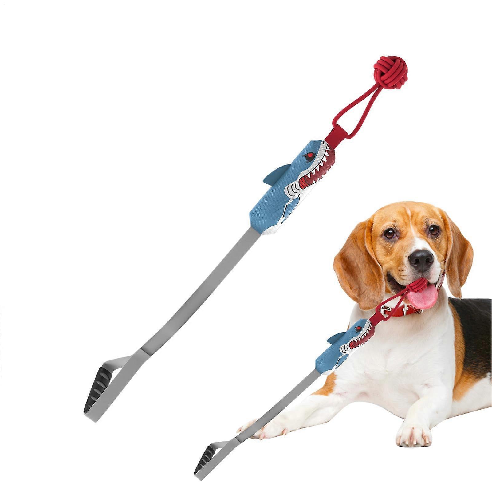 Dog Rope Toys, Durable Chew and Tug Toy for Dogs - Interactive Play with Cotton Balls and Squeakers, All Breeds Strong Chewers