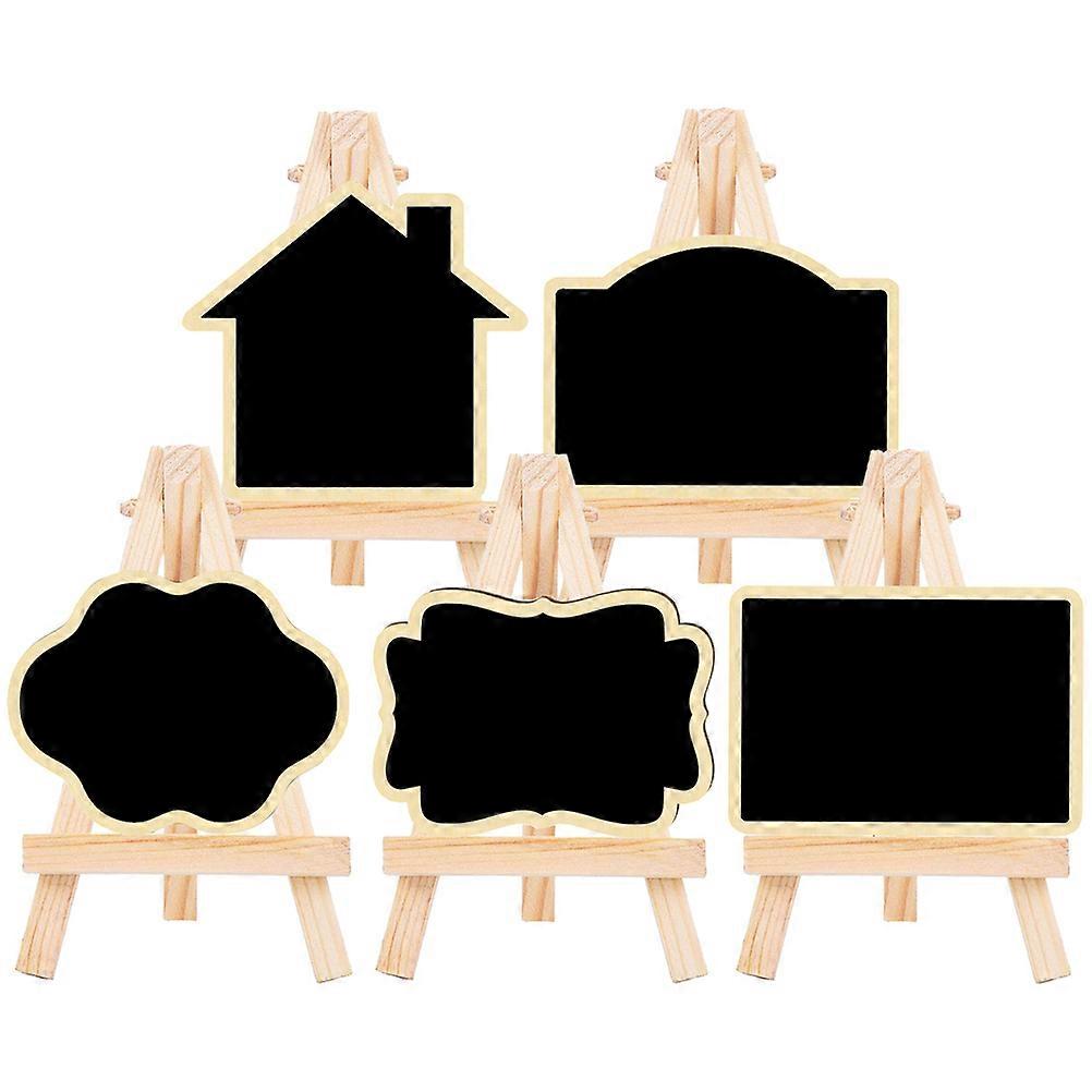 Tabletop Sign Mini Chalkboards for Bakery Decorations Cloud Shape Displaying Information 5Pcs