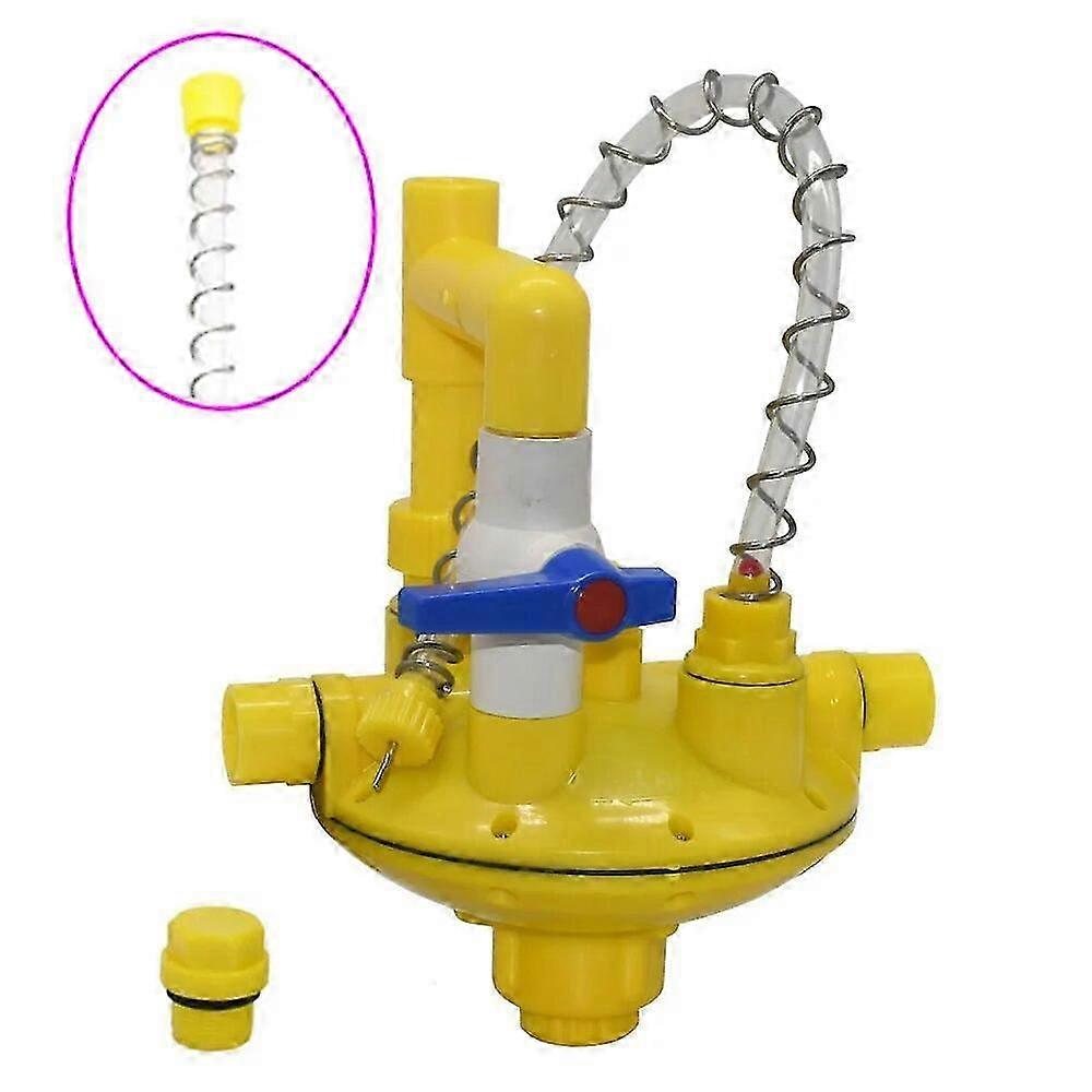 Pcs Poultry Water Supply Line Pressure Reduce Valve System for Chicken Duck Quail Pigeon Drinker Coop Kit