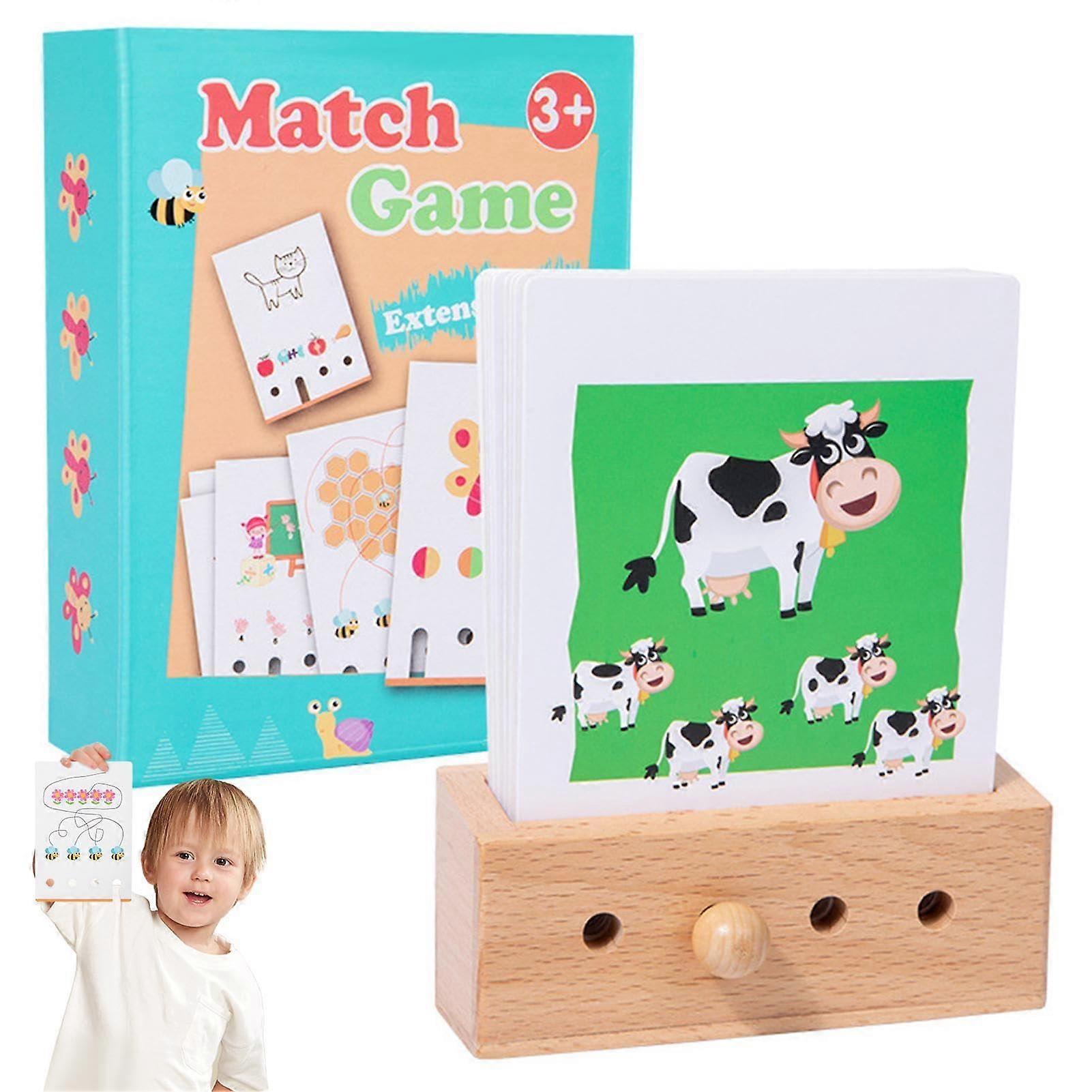 Preschool Flash Cards for Early Learning | Learning Toys for Toddlers, Animal Word Games, Educational Play Cards