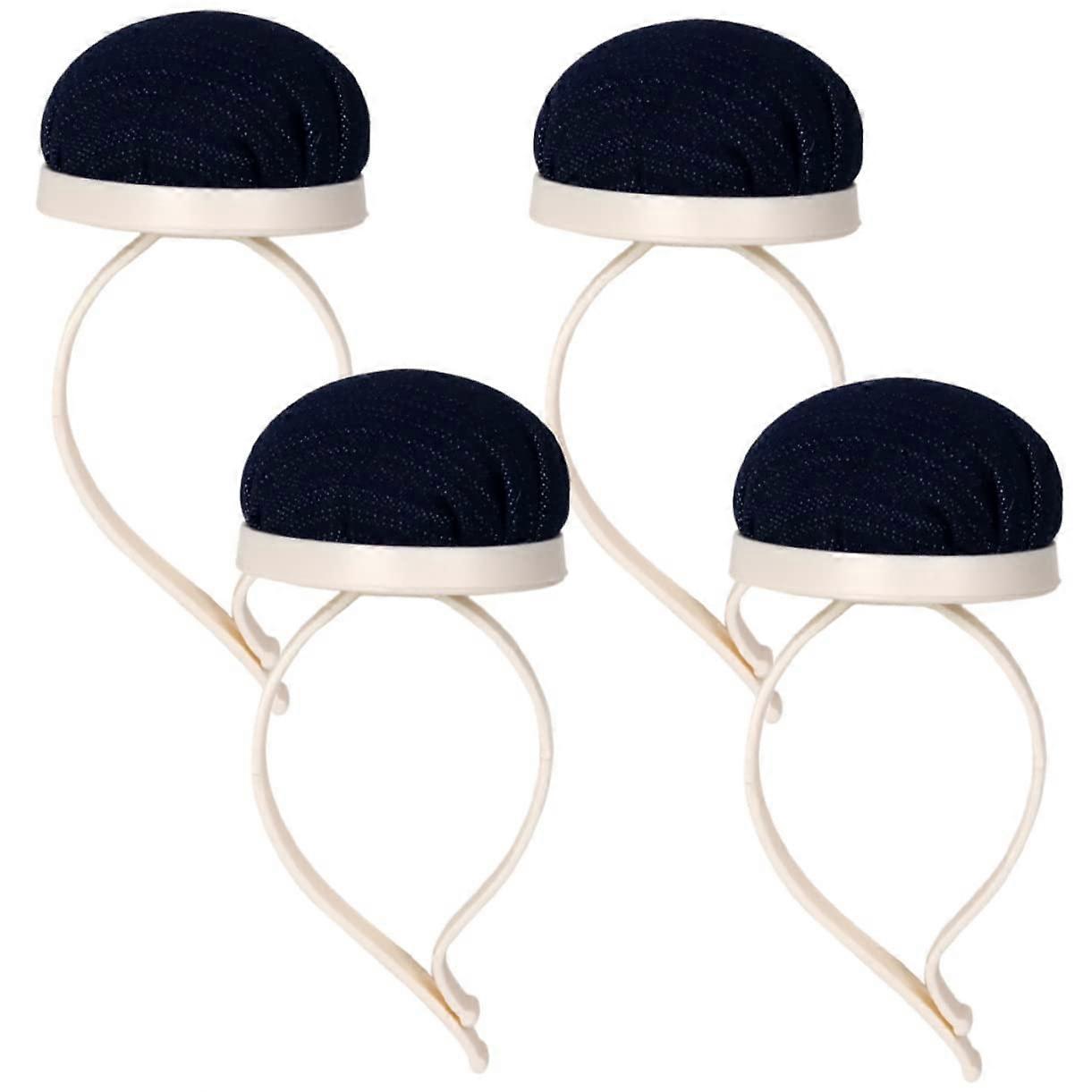 Wrist Pin Cushion Set Of 4, Sewing Pen Holder For Daily Use, Reusable Tools For Embroidery And DIY