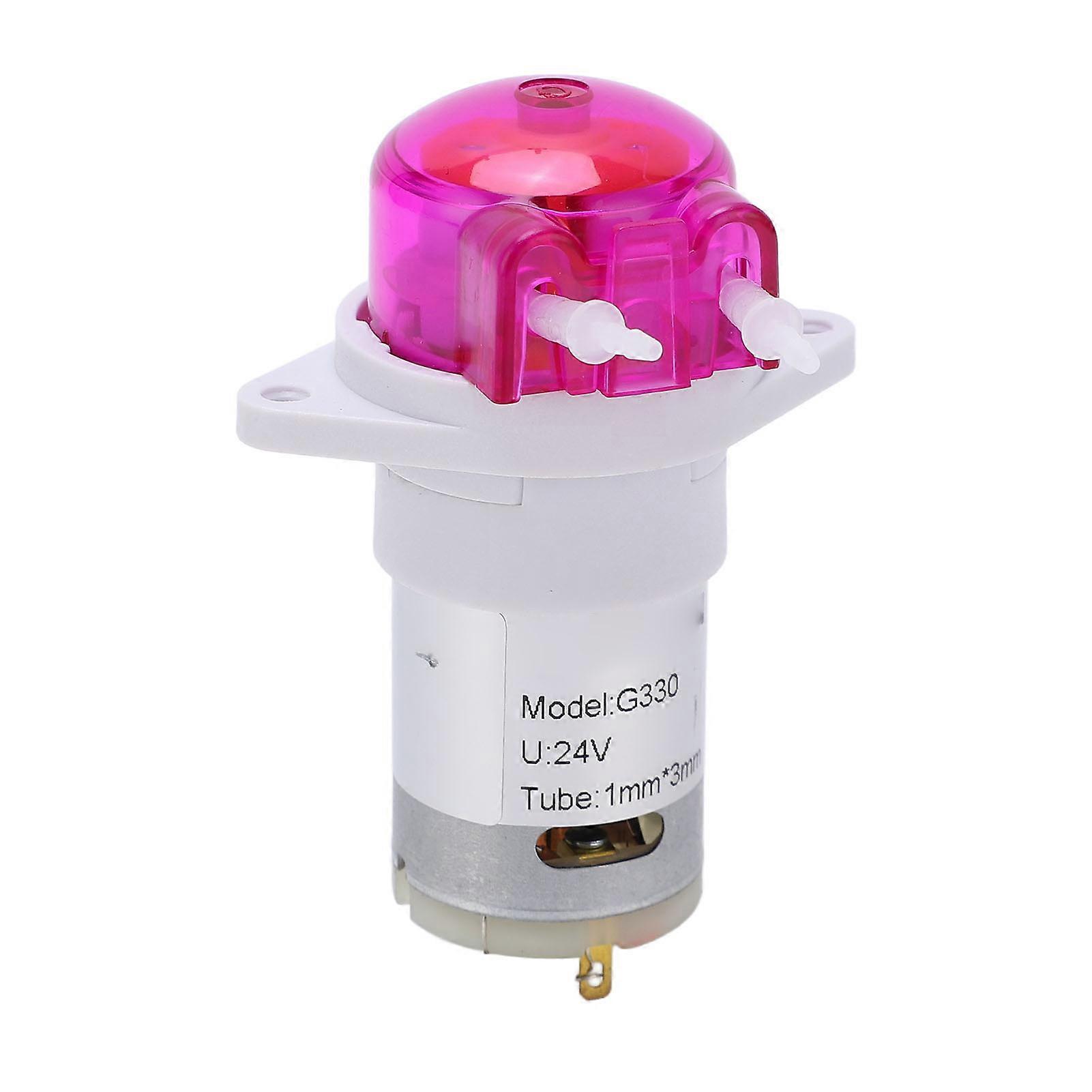 DC24V Peristaltic Liquid Pump Small Dosing Pump High Efficiency for Experiment Biochemical Analysis