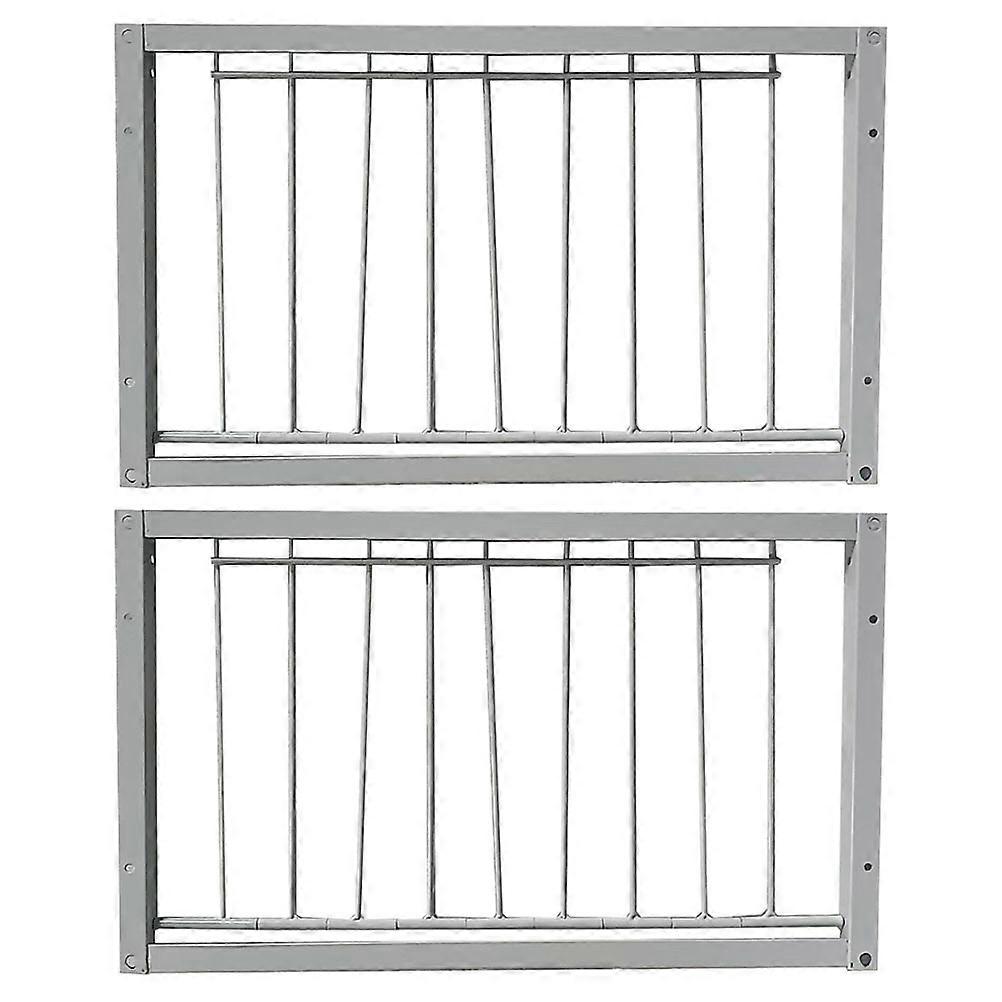 باب بيت الحمام استخدام مريح معتمد من الحديد 16.9×10.2×0.8 بوصة 2 قطعة