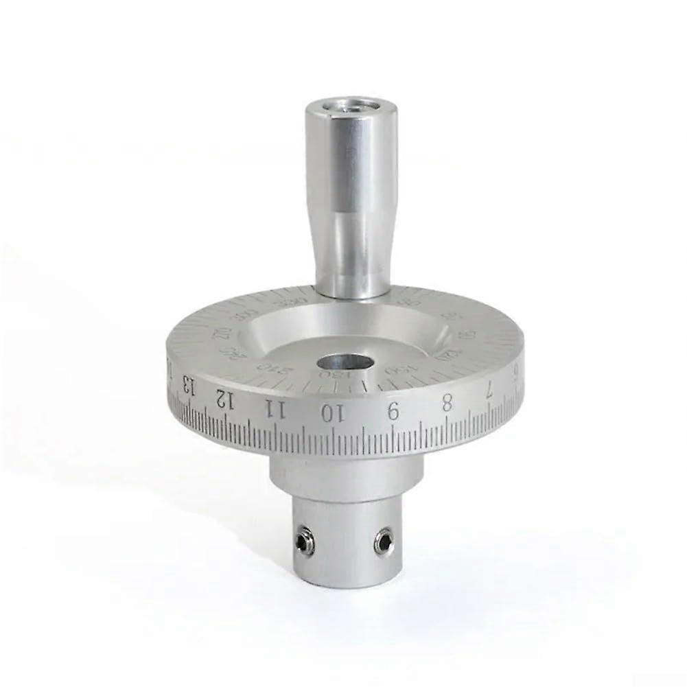Easily recognizable scale on aluminum alloy lathe handwheel for efficiency (8 mm)