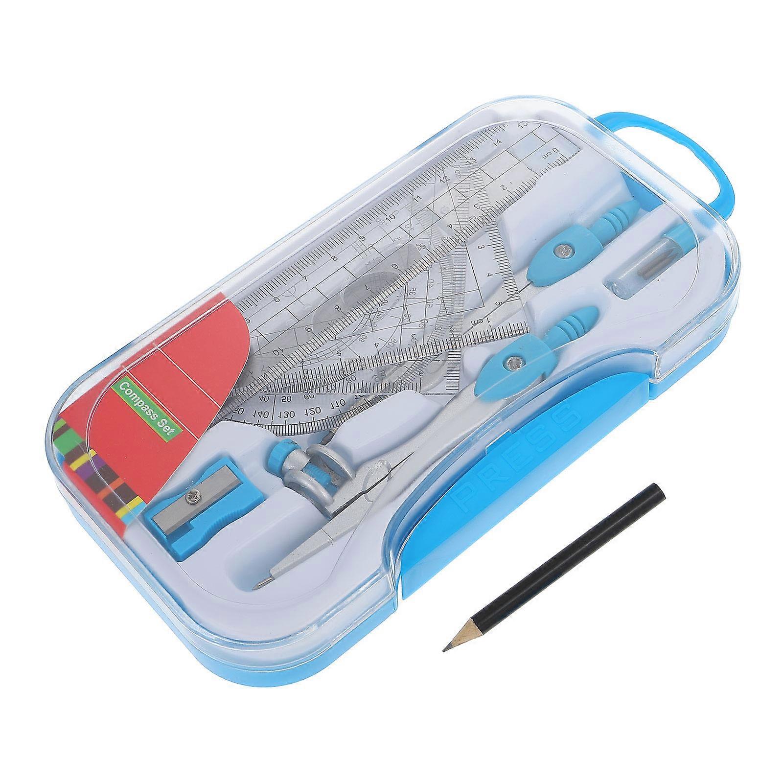 Drafting Supply Kit Drawing Geometry Templates Professional Geometry Set For Artist And Engineer Use 1Set