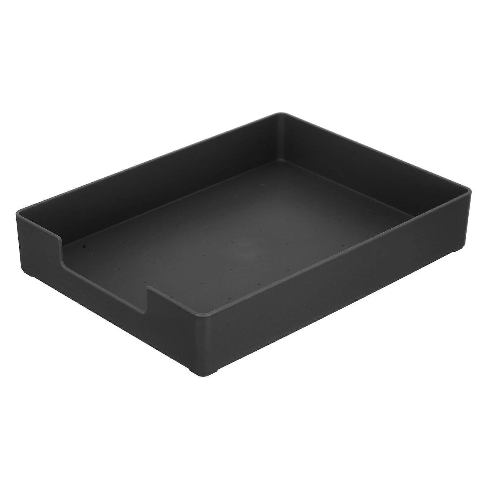 A4 for Desk, Multifunctional Organiser Box for Documents, Office Supplies and Cosmetics, Stackable and Spacesaving, Ideal for Office and Home