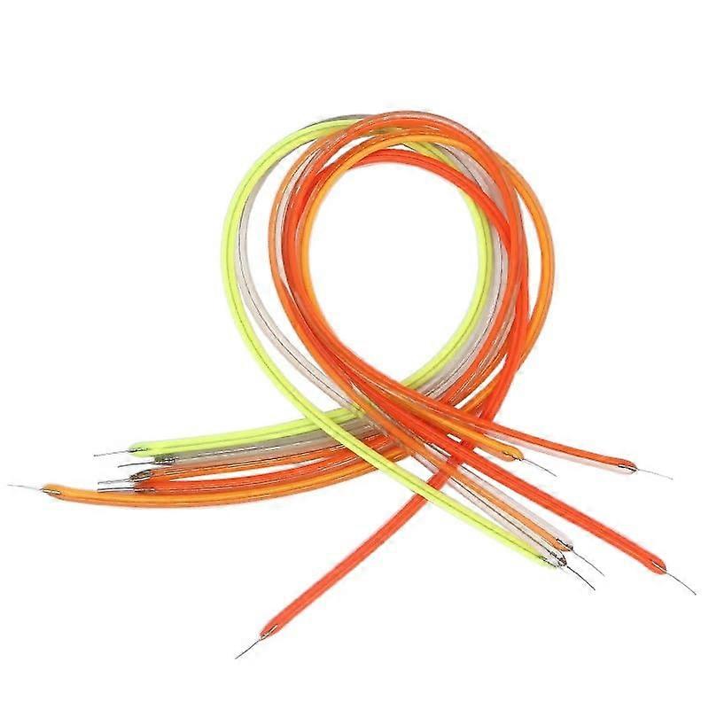LED Filament Flexible DC3V Edison Light Bulb Lamp Parts COB LED Diode Red 185mm 3St