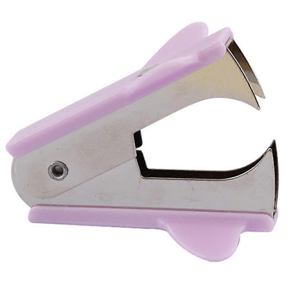 Desktop stapler remover for office stapler pullerremoval machine for office desk accessories purple