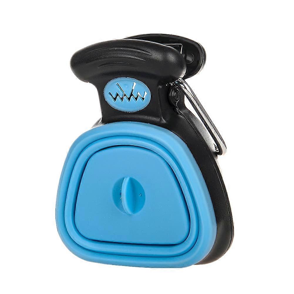 Dog Poo Scoop with Handle 11.5 Inch, Blue Pooper Scooper for Easy Pet Waste Pickup, Lightweight Poop Clamp Poop Picker