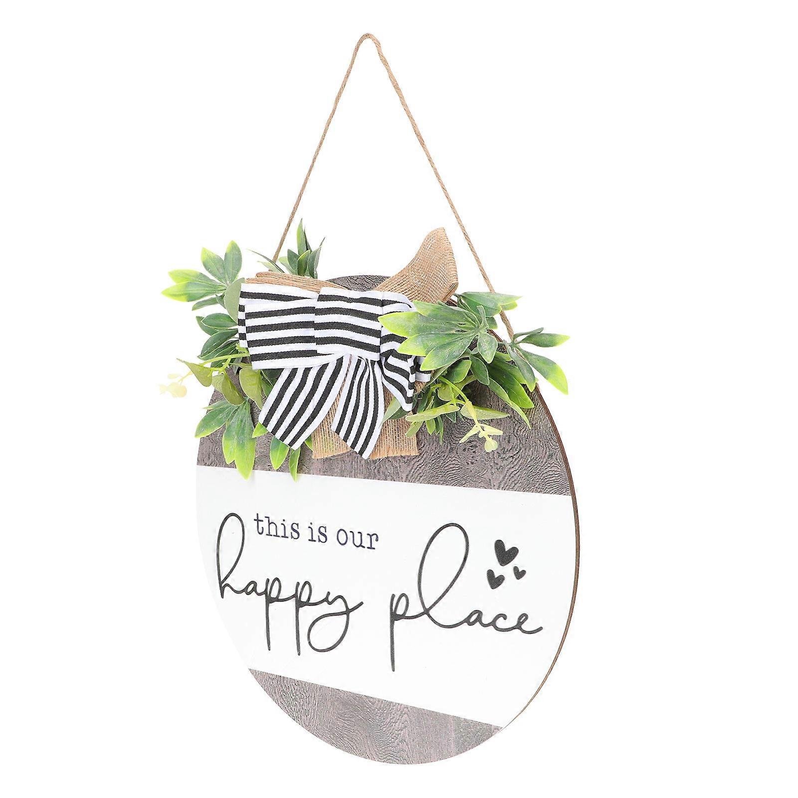 Dörrskyltar i trä för hemmet Lätt att montera 1Set