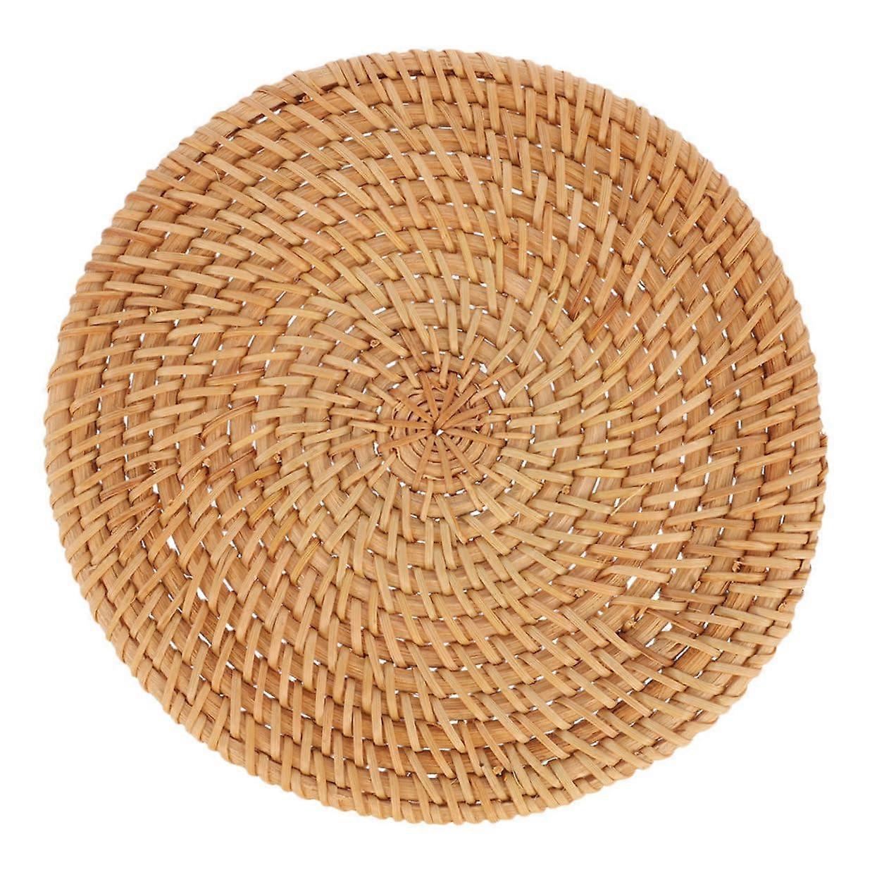 1PC Retro Braided Table Mat HeatResistant Placemat for Dining Table Round Table Runner Made of Quality Material for Home and Parties