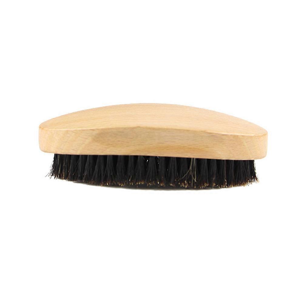 Shaving Beard Brush Ergonomic Design Khaki 1Set