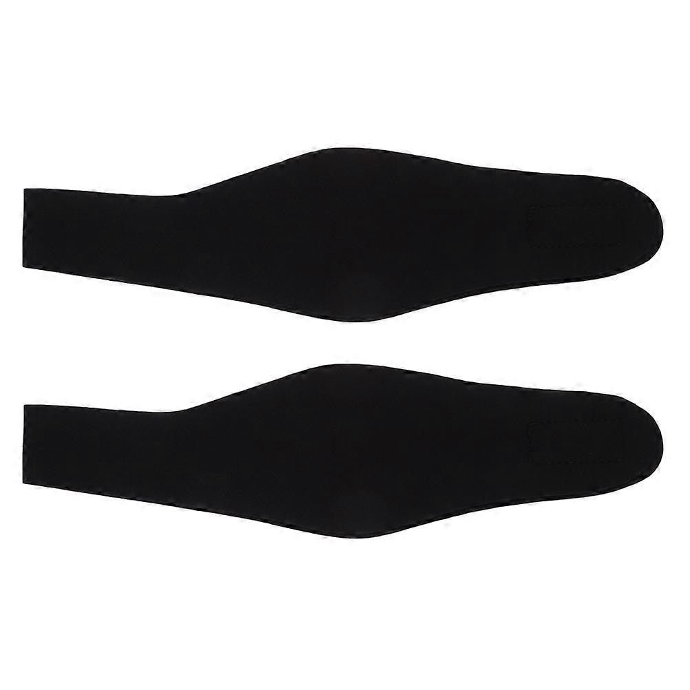 Waterproof Ear Protection Headband for Swimming Use 2Pcs Comfortable Black Band