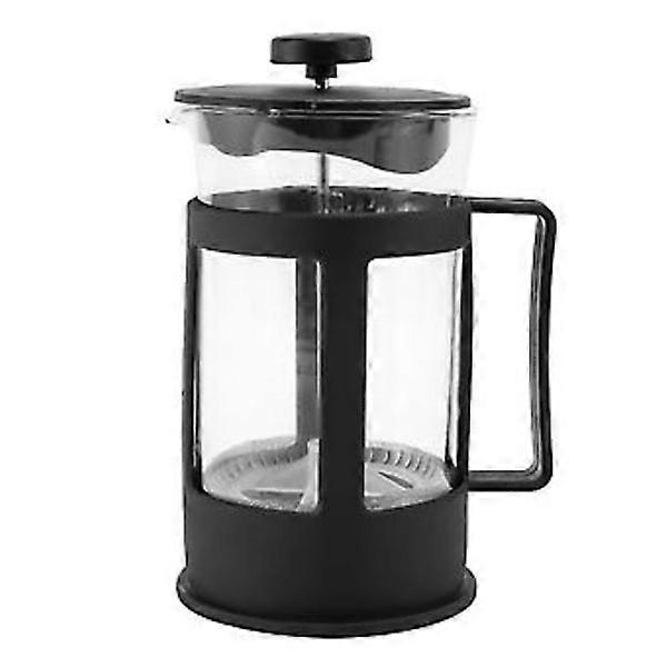 Théière à piston en verre, presse 600 ml, verre borosilicate avec fourmi Han