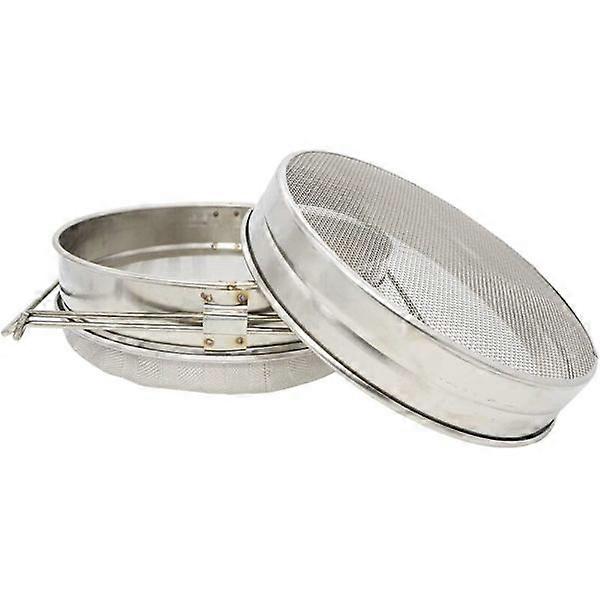 Filtre à miel en acier inoxydable, filtre à miel double, poignée extensible, filtre entonnoir