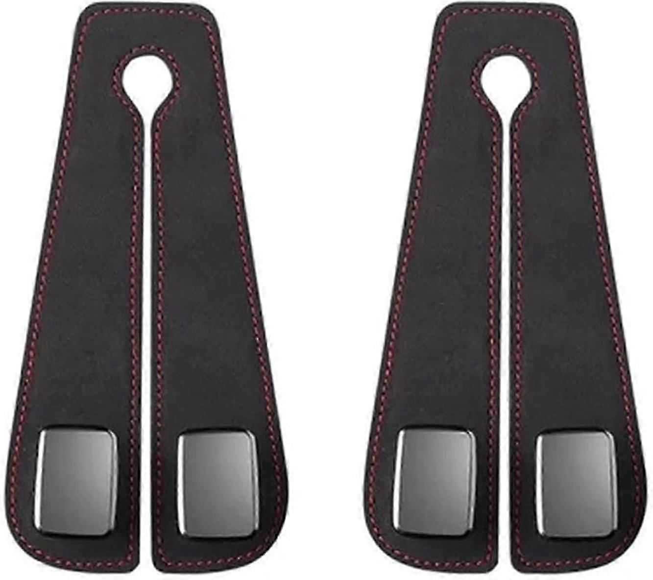 2PCS Car Seat Back Double Hook, Auto Hooks, Car Storage Organiser Bag Hooks, Car Seat Headrest Hanger, Universal Car Handbag Hooks, Multifunctional He