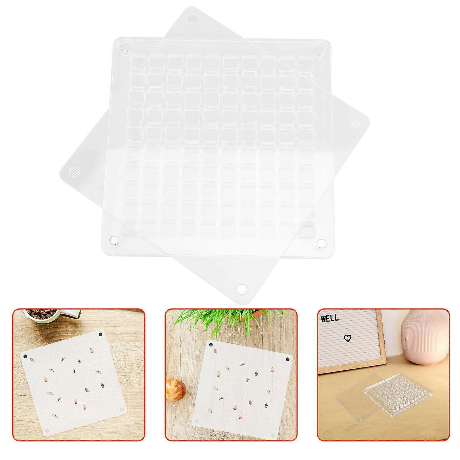 Compact Acrylic Seashell Display Box for Gloves White Color with Clear Visibility and Scratch Resistance 100cave