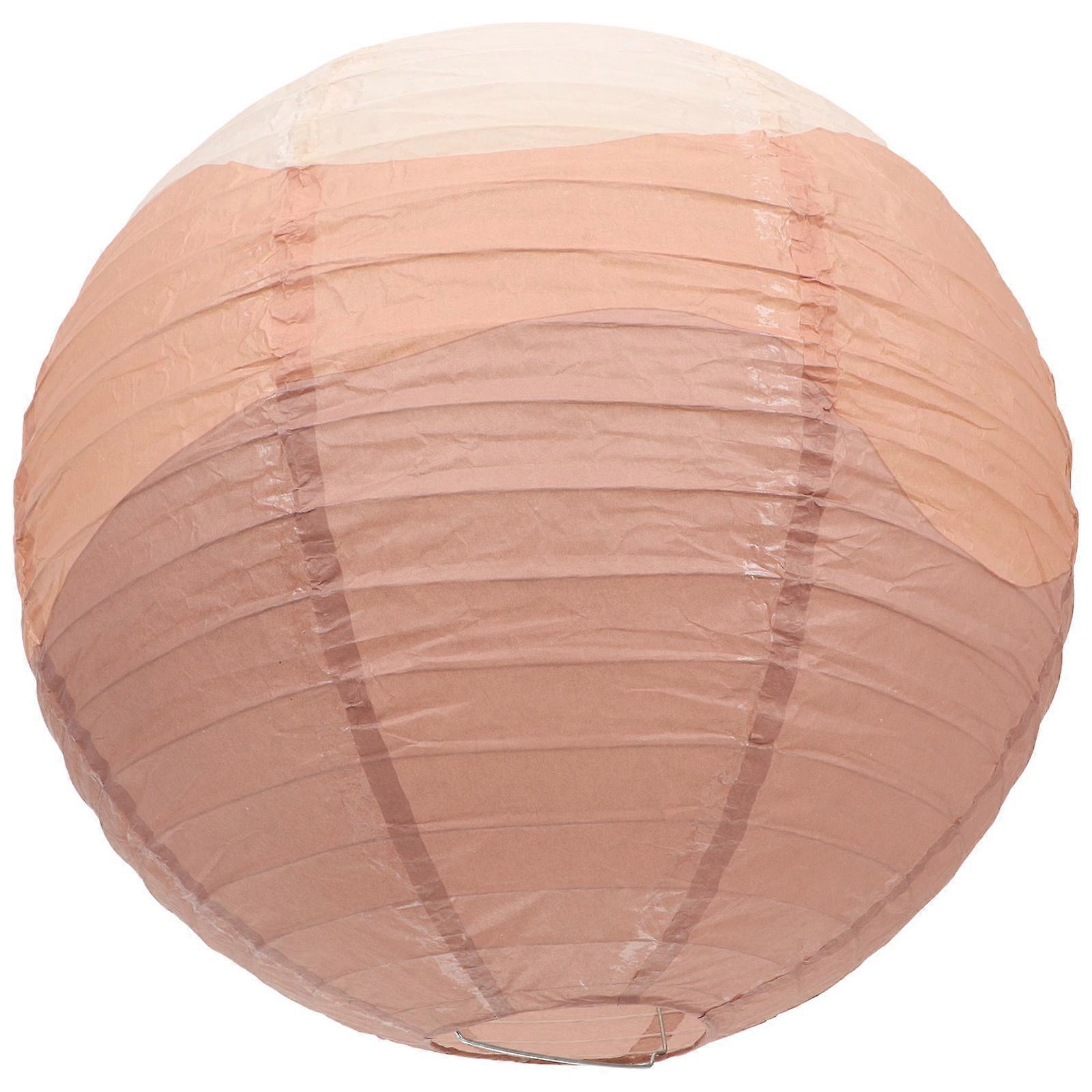 Hand-Woven Paper Lampshade For Store DIY Parties Metal 1Pcs