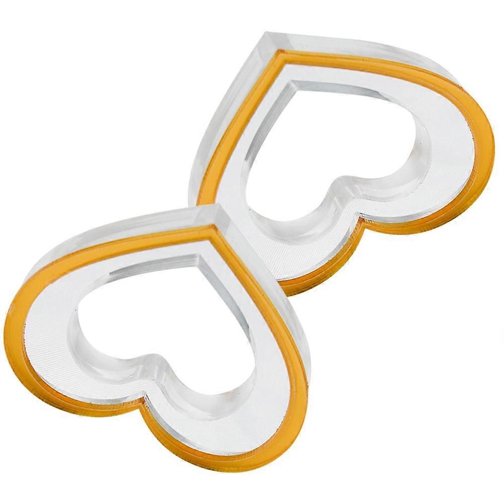 Heart Shaped Napkin Buckles Elegant Dining Experience Accessory 2Pcs