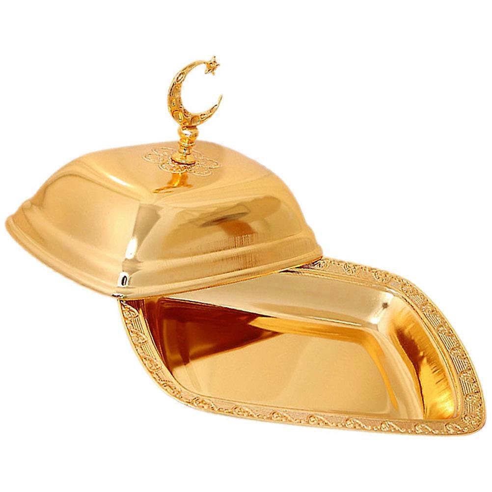 Serving Platter Fruit Serving Tray For Parties Dining Room Use European Style Iron 19x14cm Fruit Holding 1Pcs