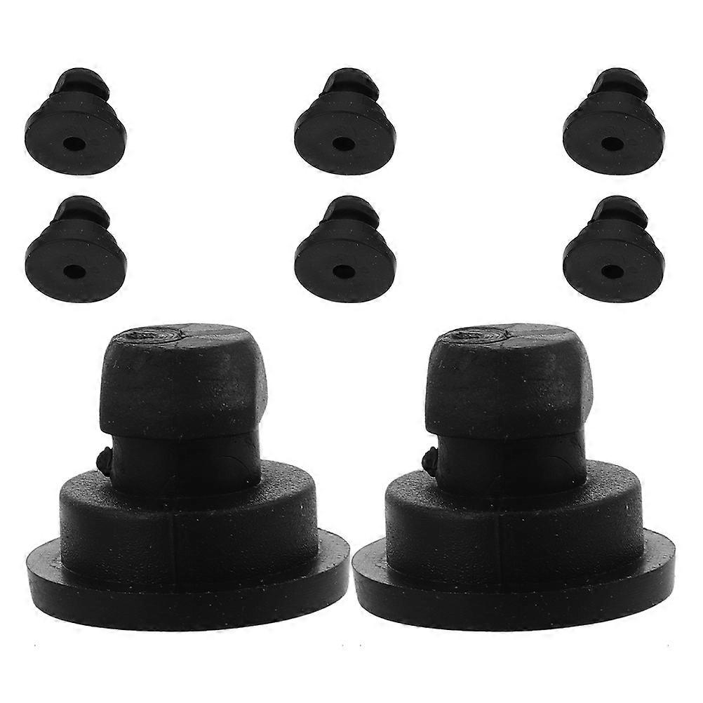 Rubber Feet For Kitchen Appliances And Cookers Pot Stabilization 1.60X1.60X0.80CM Easy To Clean 8Pcs