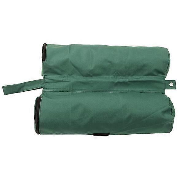 תיק משקל ביתן 600D בד אוקספורד, תיק רגל משוקלל אוהל אטום לרוח, ירוק שחור