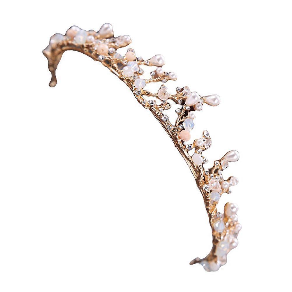 Elegant Little Girl Party Crown Tiara Headdress for Birthdays, Performances & Daily Wear – Unique Design, Comfortable Fit, Great Photo Prop for