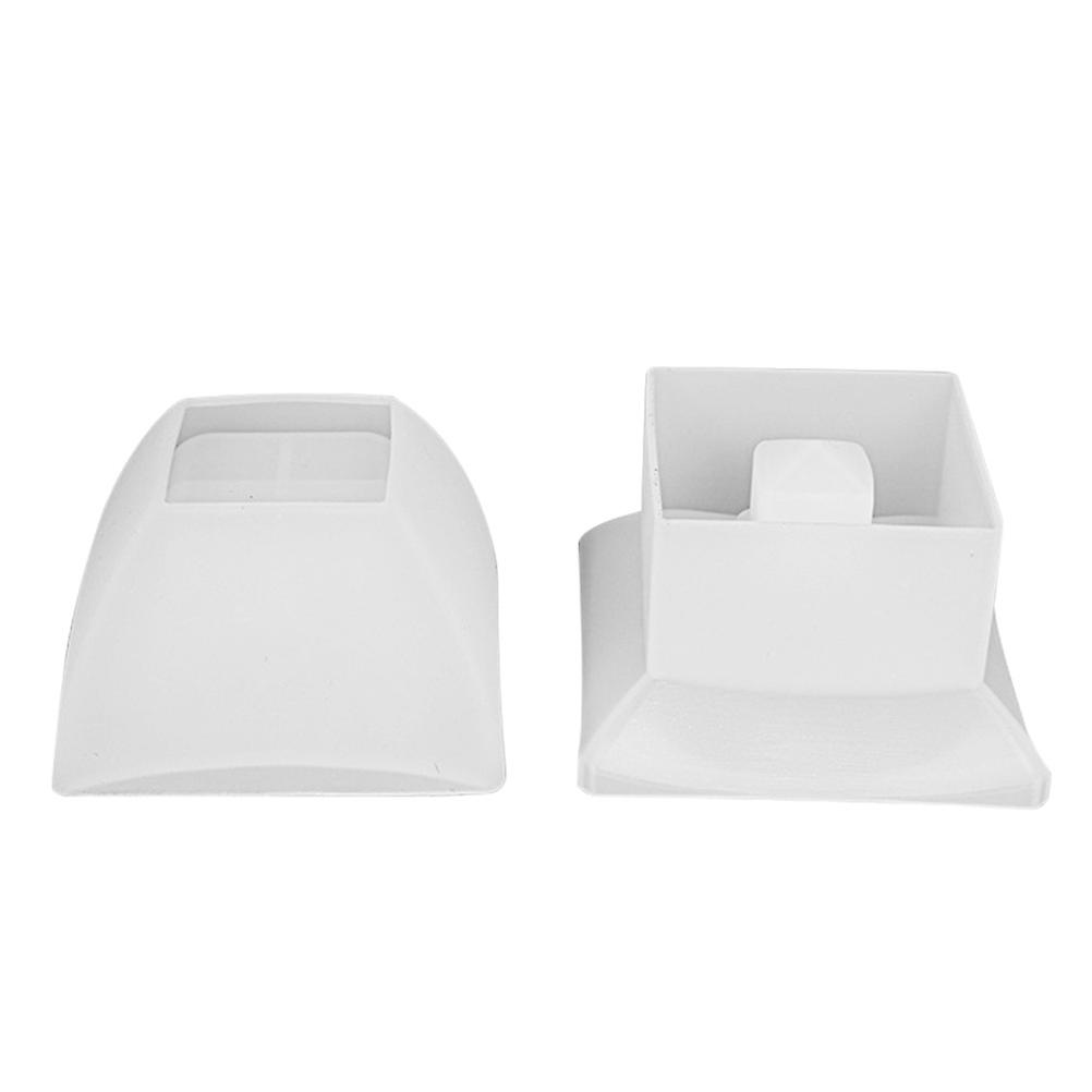 Silicone Jewelry Box Mold for DIY Use White Lightweight and Compact 1 Set