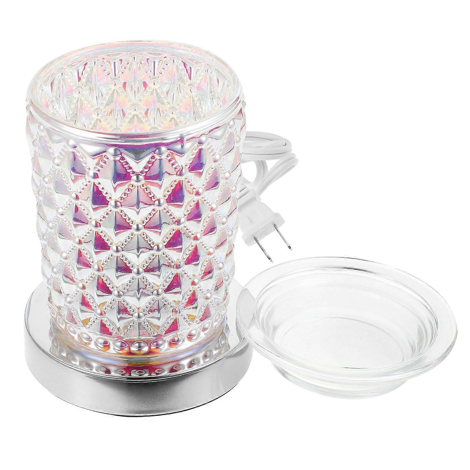 Elektrisk Doft Ljus Vax Smält Varmare Avkoppling Tid 3D-glas 1st