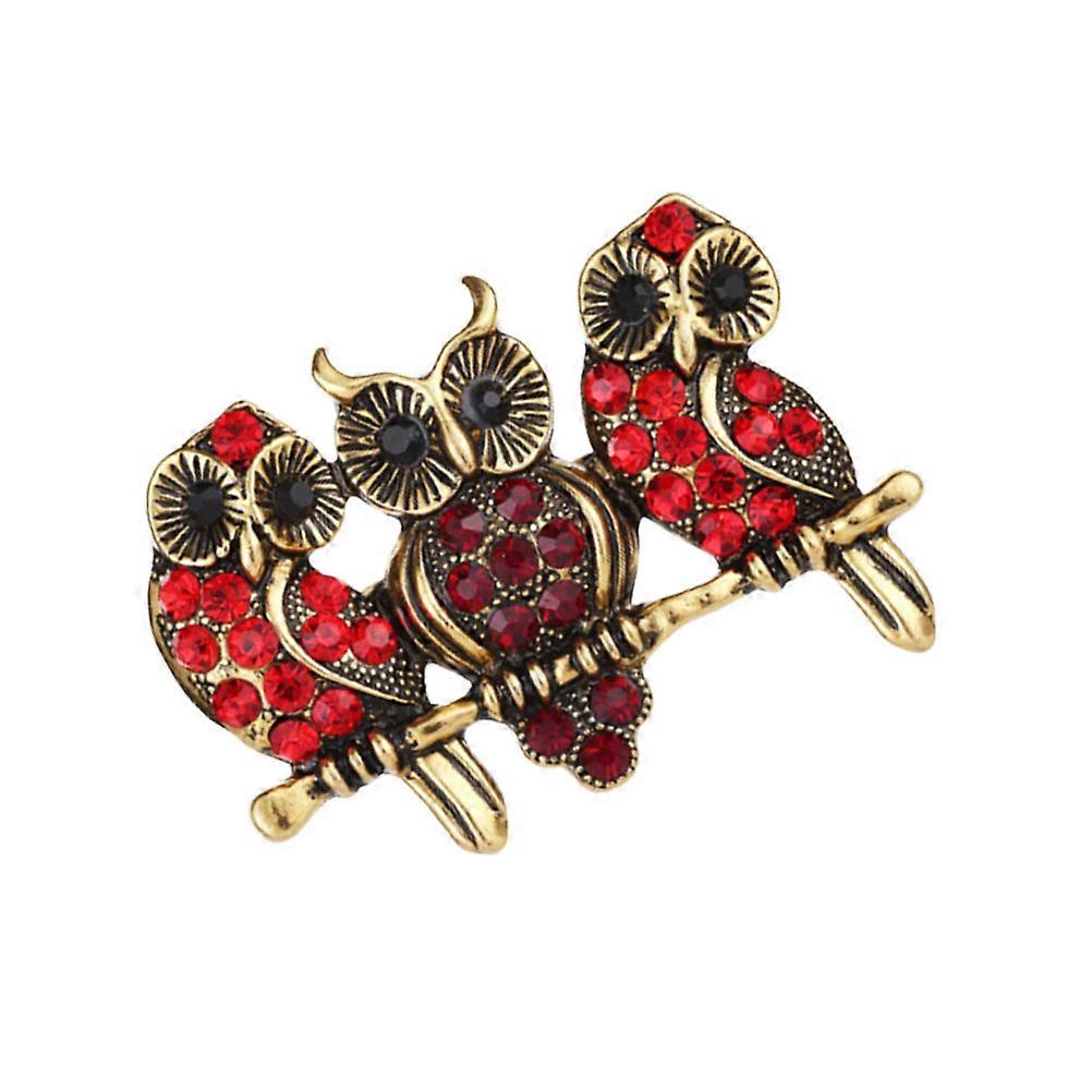 Animal Lapel Pin Statement Brooch Multi Color Rhinestone For Clothes Bags Hats 5.7*4cm 1Pc