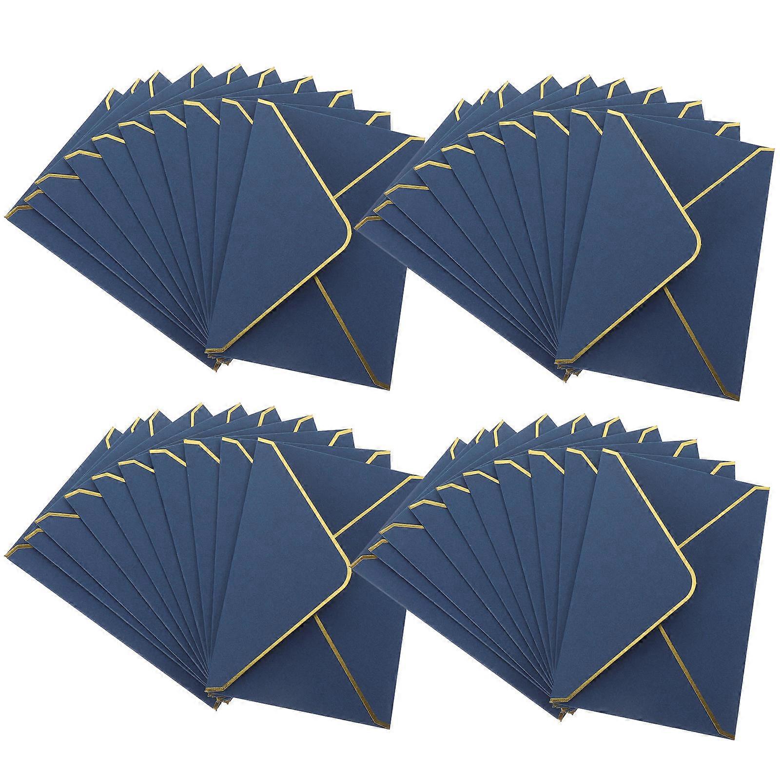 Fancy Invitation Envelopes 50Pcs Compact Design Ideal For Birthday And Corporate Events Smooth Durable Paper Envelopes