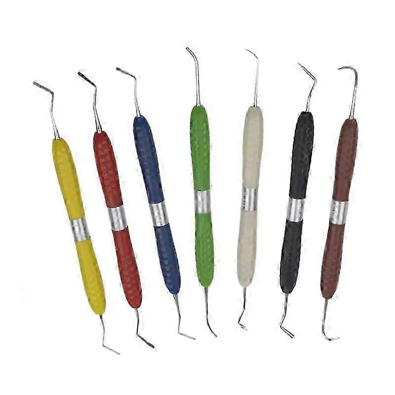 7Pcs/Set οδοντικό σύνθετο όργανο αποκατάστασης σπάτουλας πλήρωσης ρητίνης για την οδοντιατρική χρήση