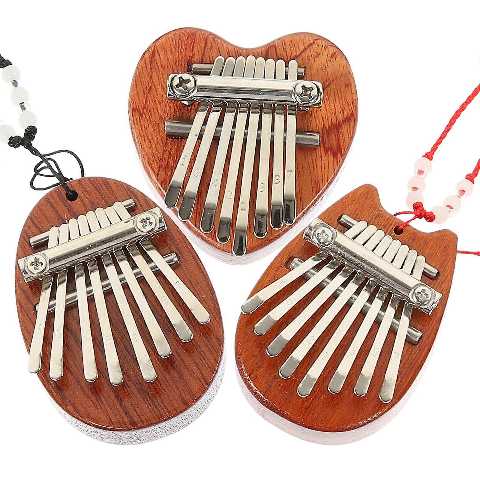 Wooden Mini Kalimba with Beautiful Natural Sounds for Playing Lightweight Compact and Durable