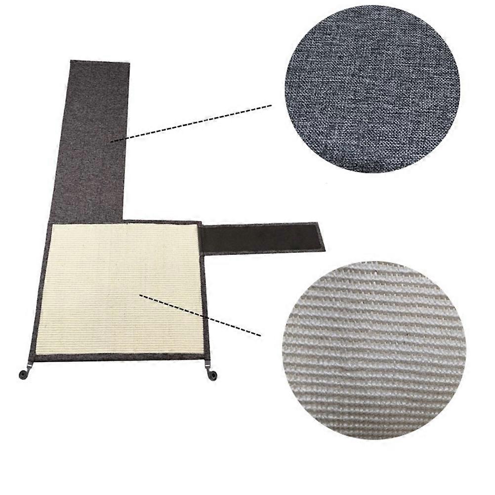 Couch Cat Scratcher Protector Indoor Use 140x60cm Dark Gray 1Set