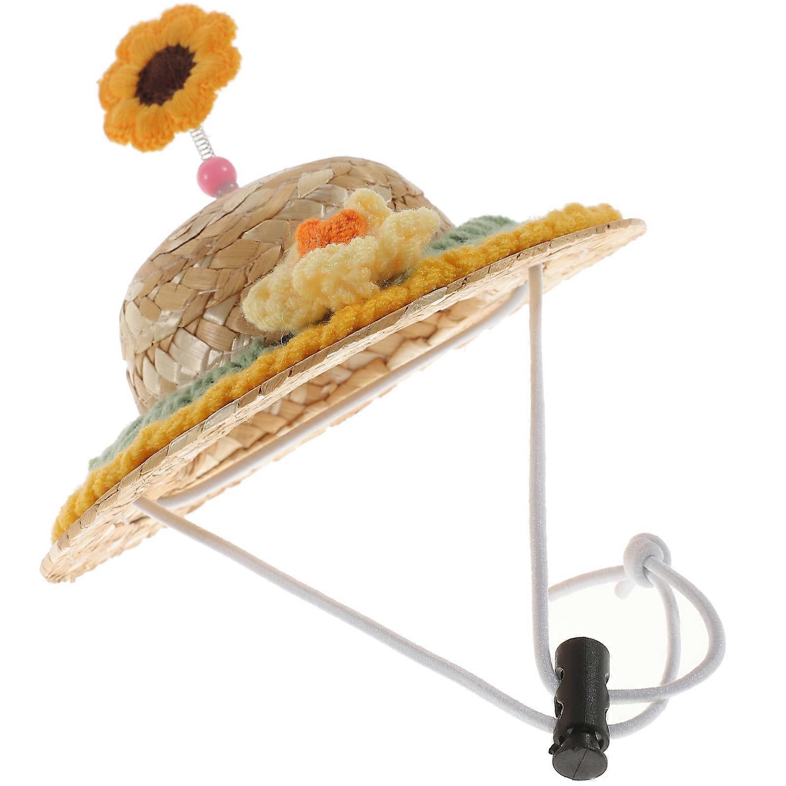 Wear-Resistant Pet Hat Suitable For Photographing And Meals Round Shape 1Set