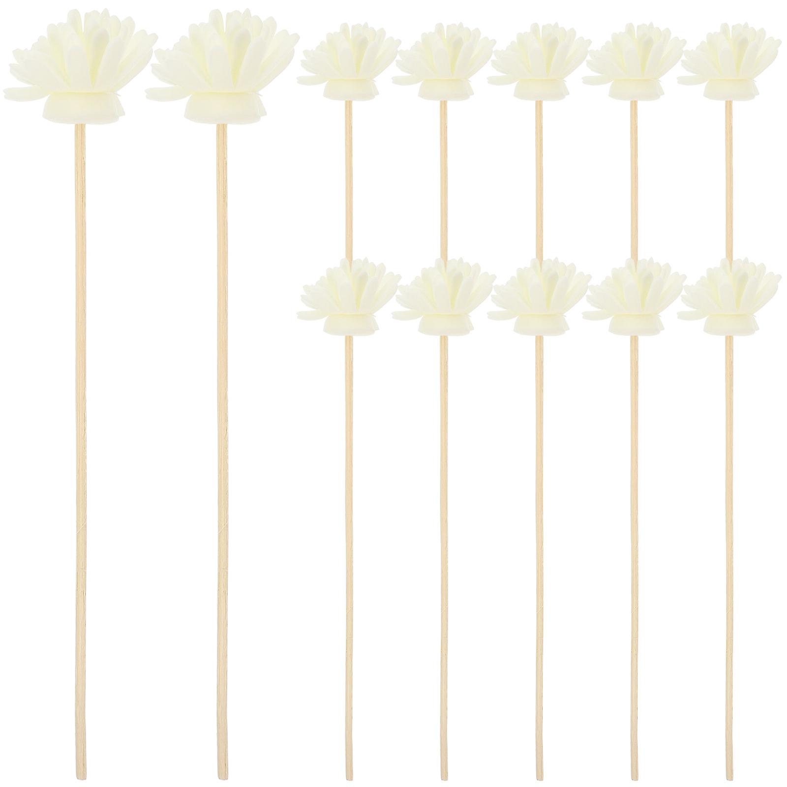 rotting blomsterpinne diffusor 36 stk aromapinner for spa-anledninger dekorere rom 4x21cm